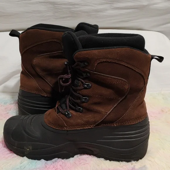 Quest Insulated Men's Leather Upper Winter/Work Boots Sz.10 Hardly Worn (X-104) - Picture 9 of 15